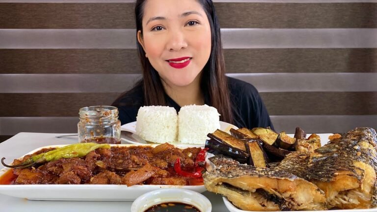 Binagoongan Baboy at Pritong Tilapia